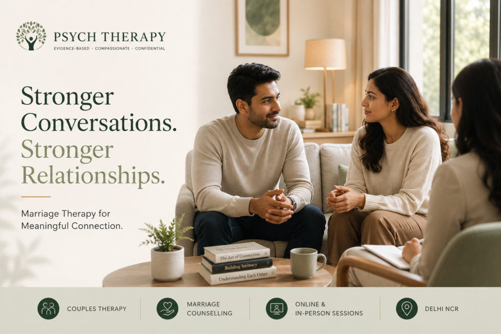 How to Improve Communication in Marriage Therapy: A Practical Guide for Couples in Delhi NCR