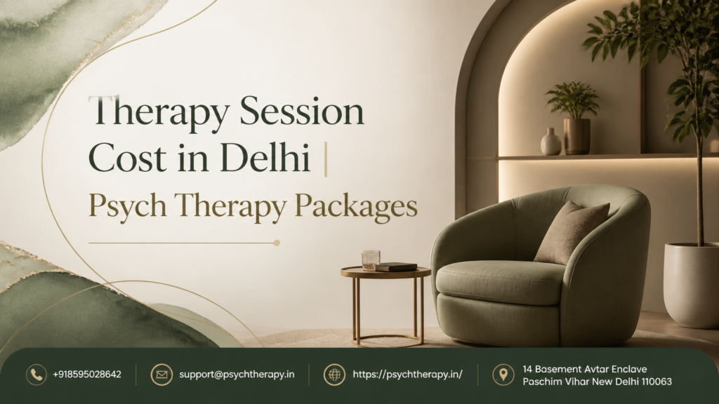 Therapy Session Cost in Delhi | Psych Therapy Packages