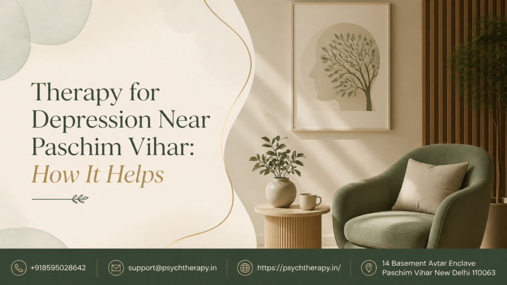 Therapy for Depression Near Paschim Vihar: How It Helps