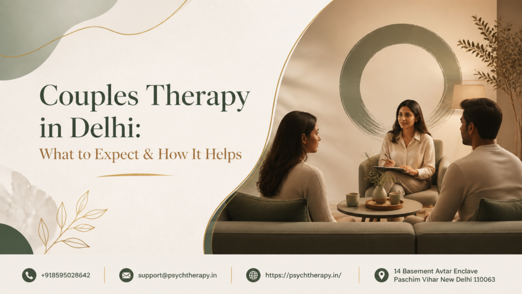 Couples Therapy in Delhi: What to Expect & How It Helps