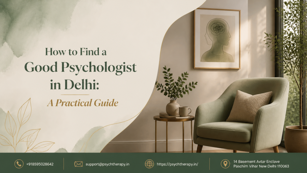 How to Find a Good Psychologist in Delhi: A Practical Guide